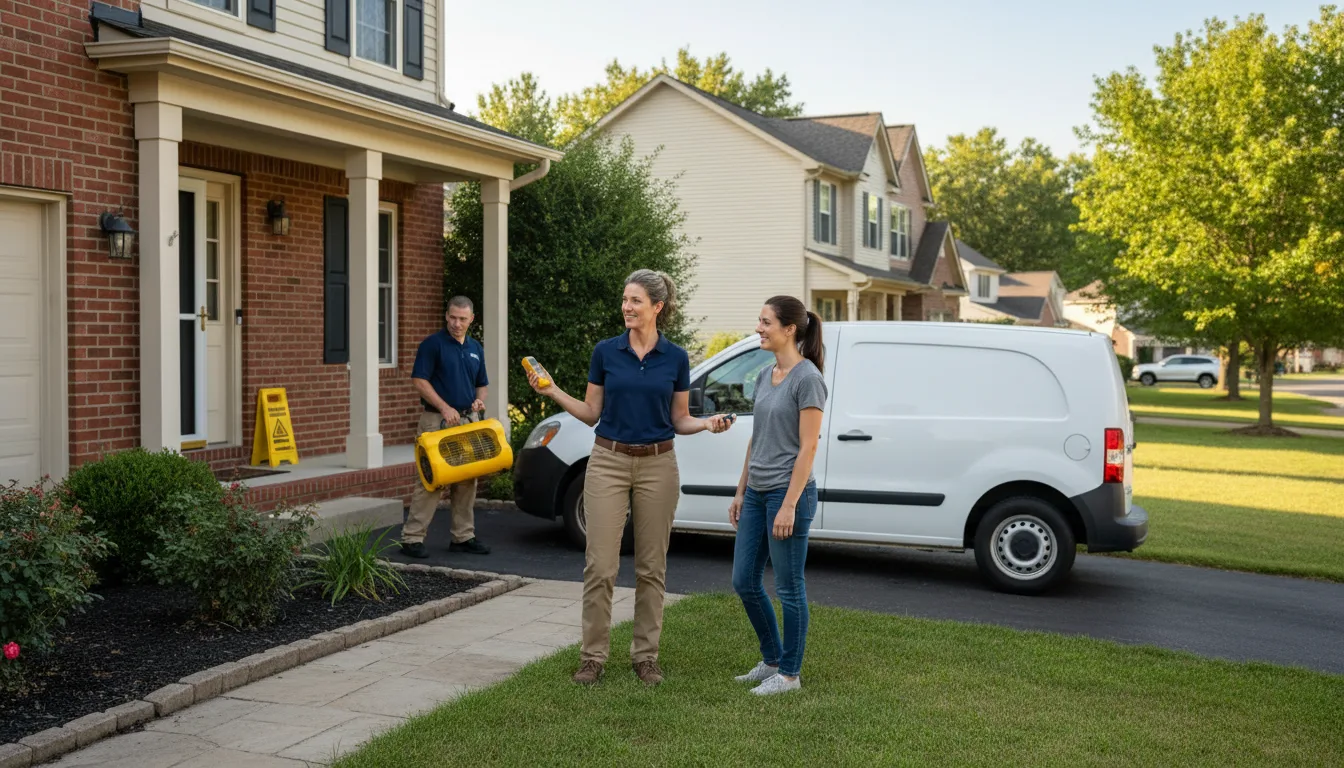 Residential water damage restoration in Kyles Ford, TN